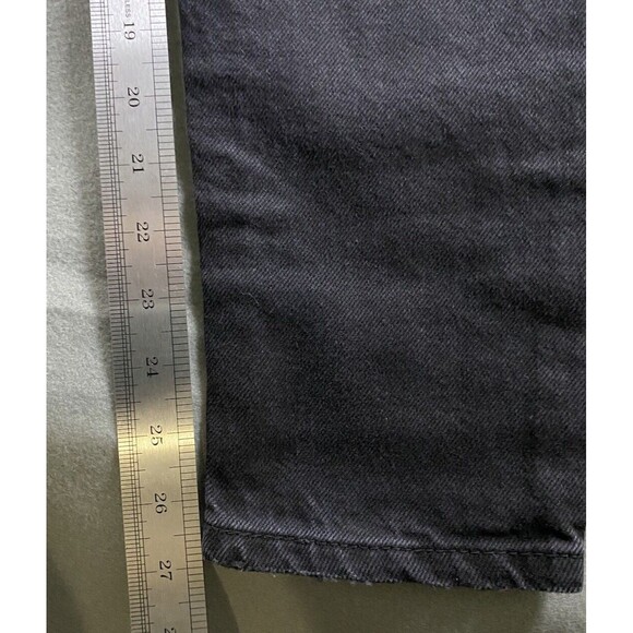 Levi's Mom Jeans‎ Women's 25 x 27 Black Distressed Pants High Waist Denim Casual - Picture 7 of 16